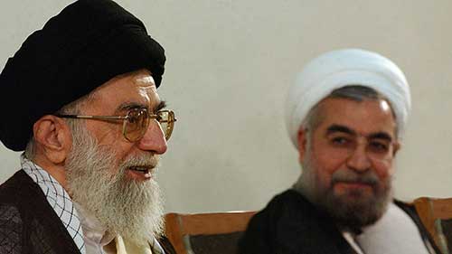 Khamenei and Rohani (Photo: AFP)