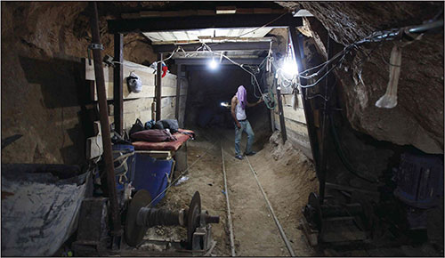 Hamas built tunnels to smuggle weapons under the Philadelphi Route from Egypt to the Gaza Strip. In recent years it has also dug attack tunnels from Gaza into Israel.