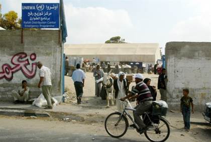UNRWA in Refugee Camp