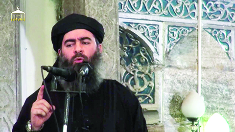 The self-proclaimed “Caliph,” Abu Bakr al-Baghdadi 