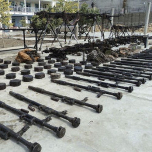 Iranian weapons recovered in an ISAF raid on 5 February 2011 in Nimruz province, Afghanistan.