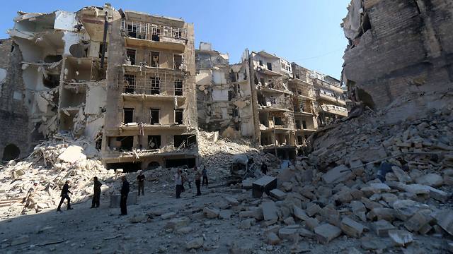 Destruction in Syria. 'By Destruction in Syria. 'By giving the UN access to the truth, the world will understand that Israel is a fortress of democracy and human rights despite its military and political challenges' (Photo: AFP) 