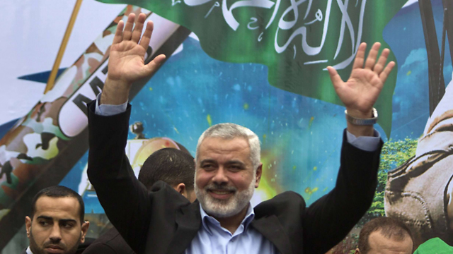 Hamas leader Ismail Haniyeh. Recognized as a terrorist organization in the free world (Photo: AFP)