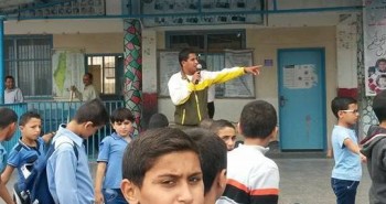 UNRWA teacher abu mike