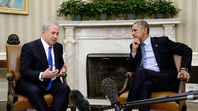 Obama, right, does not view Netanyahu, left, as a friendly leader (Photo: EPA)