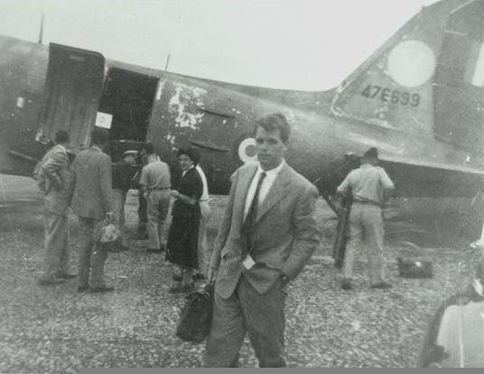 Photo 3. Kennedy arrives in Lydda Airport.