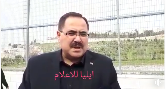 Sabri Sidam, Palestinian minister of education, praises the campaign (Facebook page of the committee of the parents of Palestinian students in Jerusalem, February 8, 2018).