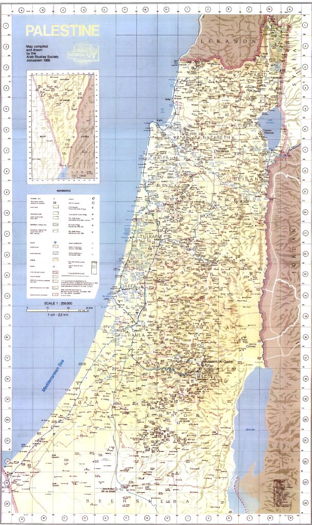 Map of Palestine
