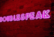Double speak needs to be challenged