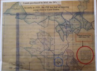 Historic Maps of Jewish-Owned Lands in Gush Etzion