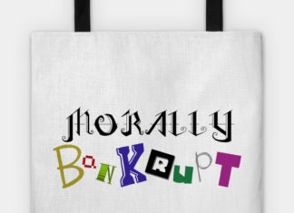 Morally bankrupt…writes Michael Kuttner