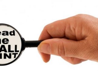 Beware of the small print