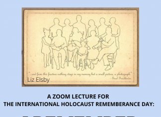 A Zoom lecture for The International Holocaust Remembrance Day: I Remember