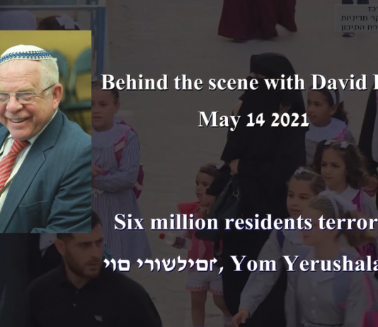 Behind The Scene with David Bedein – May 14, 2021