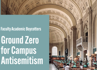 NEW REPORT: Faculty Boycotters are Fueling Campus Antisemitism