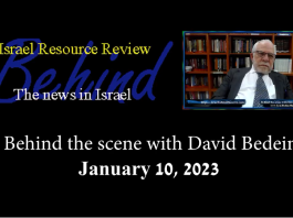 Behind the scene with David Bedein – January 10, 2023