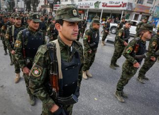 Who arms the Palestine Security Service, the armed forces of the PLO