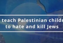 UN teach Palestinian children to hate and kill Jews