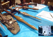 Missiles embedded