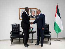 UK Restoring Aid to UNRWA: A Flawed Decision 14/07/2024. Ramallah. David Lammy meets Hussein al-Sheikh. Picture by Ben Dance / FCDO (CC BY 2.0)
