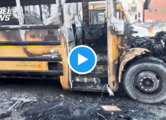 Jewish school busses were set on fire at Wilson and Bathurst in Toronto by pro Hamas gangs