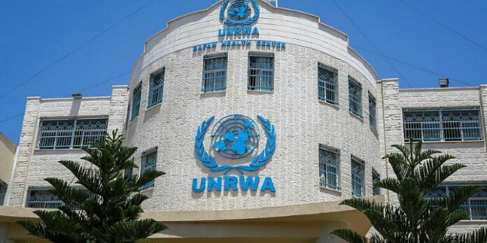 View of the United Nations Relief and Works Agency (UNRWA) building in Rafah in the southern Gaza Strip. Photo: Abed Rahim Khatib / Flash90.