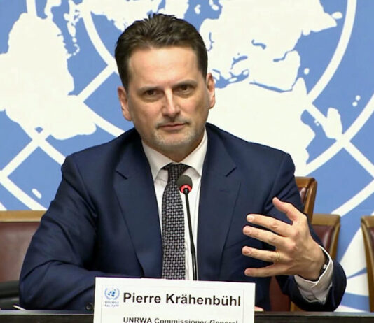 UN Watch: Former UNRWA chief hailed ‘spirit of partnership’ in meeting with terrorists