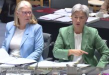 AUSTRALIA senate committee hearing about UNRWA