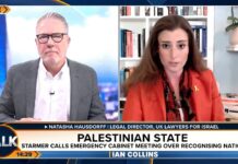 UK: Natasha Hausdorff discusses proposed UK recognition of a Palestinian State on Talk TV
