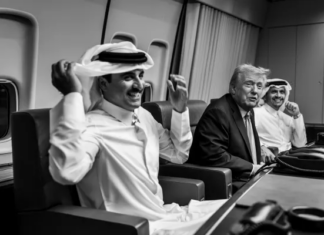 Qatar accuses Israel of colonialism, apartheid, propaganda, and foreign manipulation -all of which Qatar specializes in President Donald Trump meets with Qatar’s Emir Sheikh Tamim bin Hamad Al-Thani and Prime Minister and Foreign Minister Sheikh Mohammed bin Abdulrahman bin Jassim Al-Thani