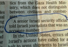 New York Times Misleads Readers on Gaza Death Toll