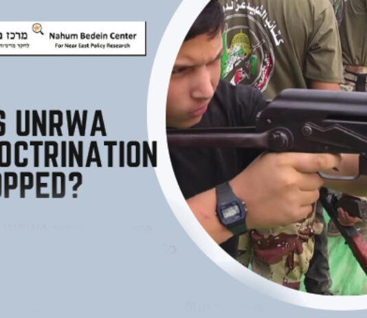 Has UNRWA Indoctrination Stopped?